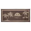 MG INNOVATIVE LLC. Tropical Oasis Mat, Brown/bge, 8 - TO8187