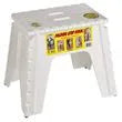 Global Packaging -B&R Plastics 12" E-z Fold Step Stool White - 103-6W