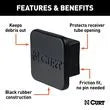 CURT MANUFACTURING LLC 2 Inch Hitch Hitch Cover Bul - 22272