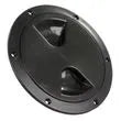 JR PRODUCTS 4" Access/deck Plate, Black - 31015