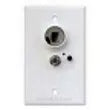WINEGARD COMPANY 12V Outlet With Cable Tv, White - RV-7042