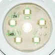 OPTRONICS INTERNATIONAL LED Round Utility; 6 Diode; Cl - UCL60CBP
