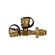 AP PRODUCTS Tee, Pol X 1" 20 Male X 1" 20 - ME413P