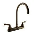 DURA FAUCET J-spout RV Kitchen Faucet - Oi - DF-PK330HC-ORB