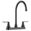 DURA FAUCET Elegant J-spout RV Kitchen Fau - DF-PK330HLH-MB