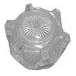 LARSEN SUPPLY Streamway Hot Handle, Clear - HC-131