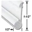 AP PRODUCTS Insert Awning Rail- Black- 16' - 021-51002-16