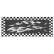 MG INNOVATIVE LLC. Checkered Black/flag Mat, 8x20 - HC1