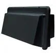 HENG'S INDUSTRIES USA LLC Exhaust Cover Assembly, Black - J116BK-CN
