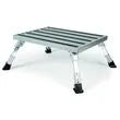 CAMCO MANUFACTURING INC Step Stool, Alum Platform -adjustable - 43676