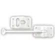 JR PRODUCTS T Door Holder 3-1/2" Wht - 10414B