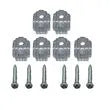 AP PRODUCTS Mirror Clips - Clear Plastic ( - 013-149-6