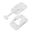 JR PRODUCTS 3-1/2" T-style Door Holder, Wh - 10414