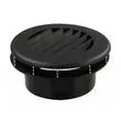 B&B MOLDERS LLC Heat Vent, 4" No Damper, Black - 94265