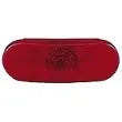 PETERSON MANUFACTURING Oval Sealed Light, Red - M421R