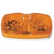 PETERSON MANUFACTURING Pm Clearance Light Lens, Amber - 138-15A