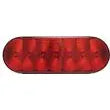 JAMMY INC. Red 6" Oval LED Grommet Mount - J-67-R