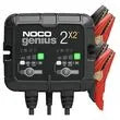 THE NOCO COMPANY 4A 2-Bank Battery Charger - GENIUS2X2