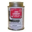 LARSEN SUPPLY ABS Cement 1/4PT Black - 164665
