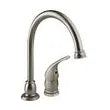 DURA FAUCET Pedestal Goose Neck RV Kitchen - DF-NMK301-SN
