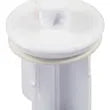 JR PRODUCTS Pop-up Stopper, White - 95205