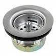 JR PRODUCTS Strainer With Push-in Basket, Chrome - 95325